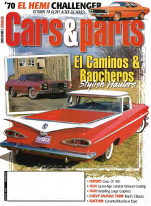 CARS & PARTS 2005 NOV - '70 EL HEMI CHALLENGER, EL CAMINOS & RANCHEROS